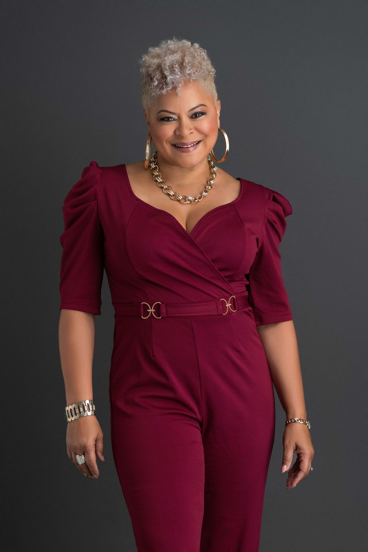 African American female birthday studio photo session