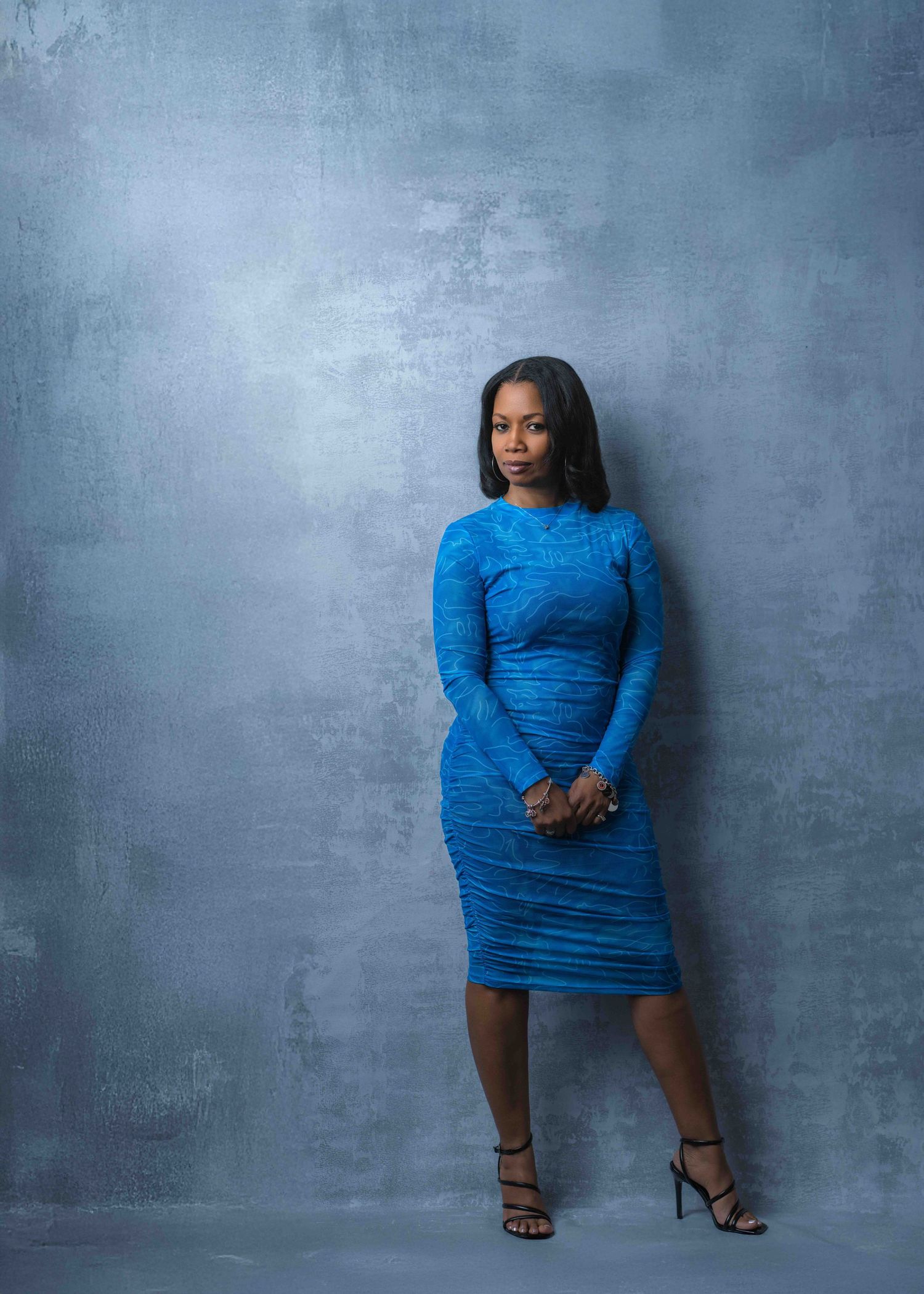 African American female birthday studio photo session