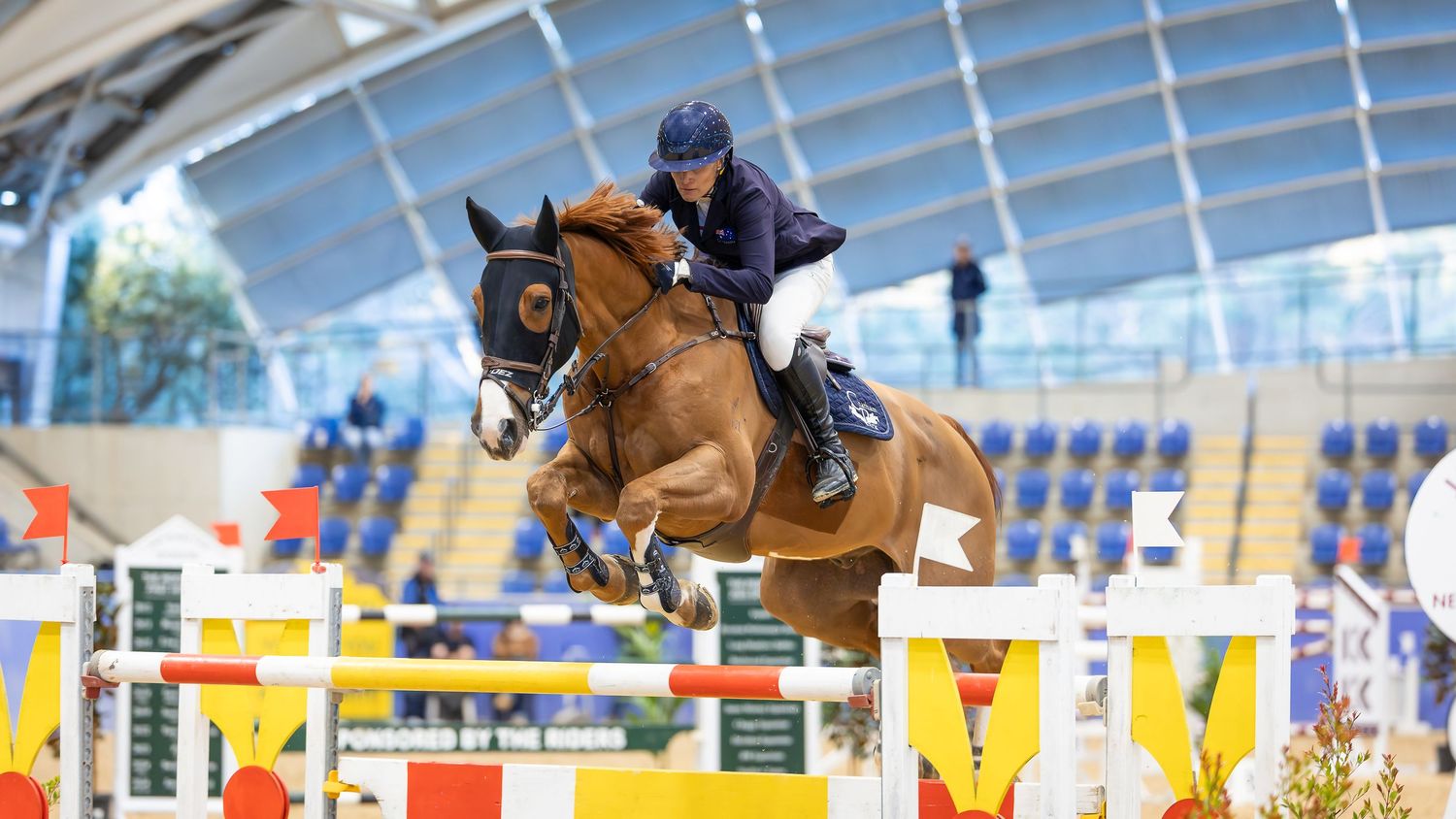 Amber Fuller and Cadenza NZPH at Waratah Showjumping 2025. © Simon Scully, 2025.