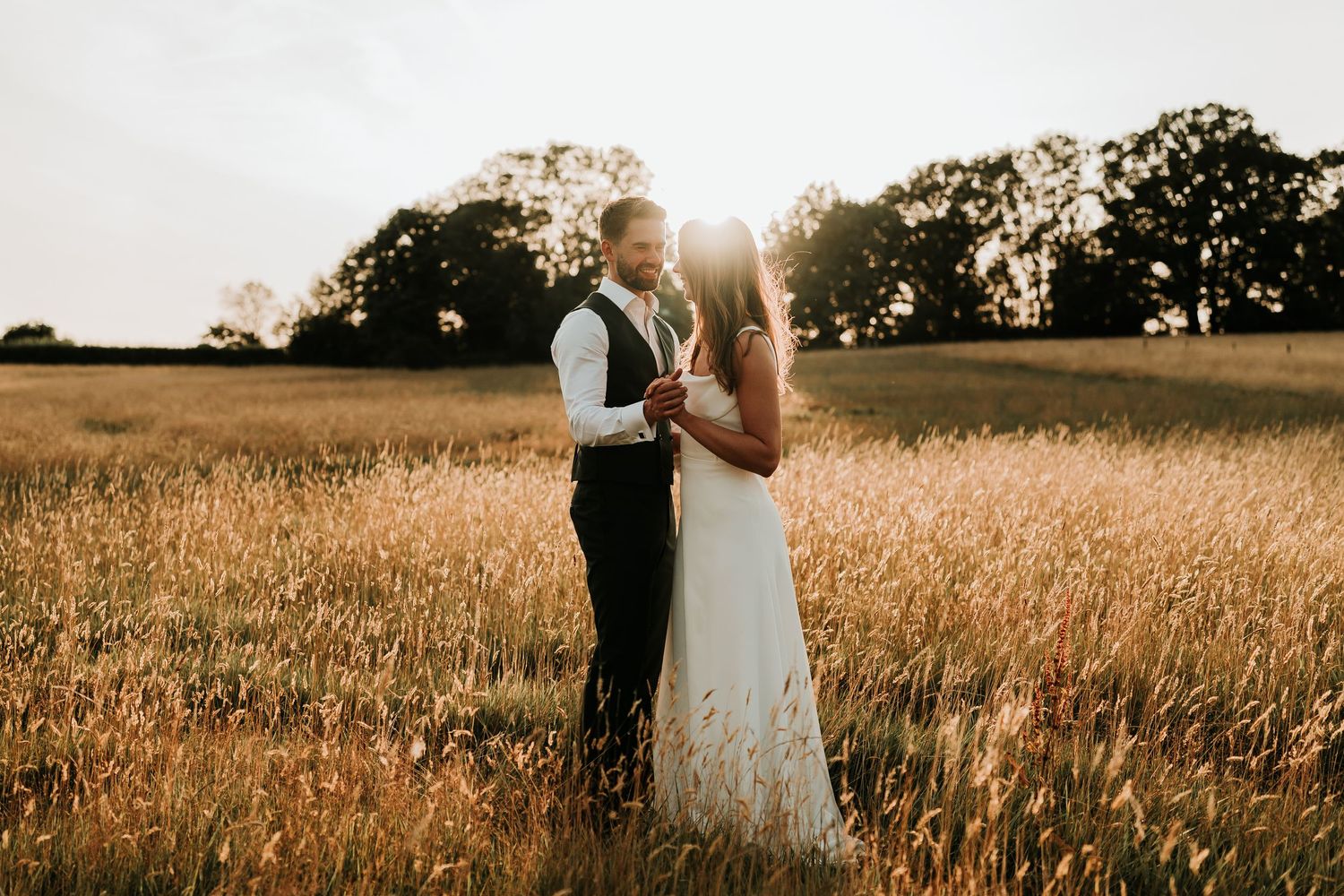 A portrait during golden hour at Silchester Farm in Reading.