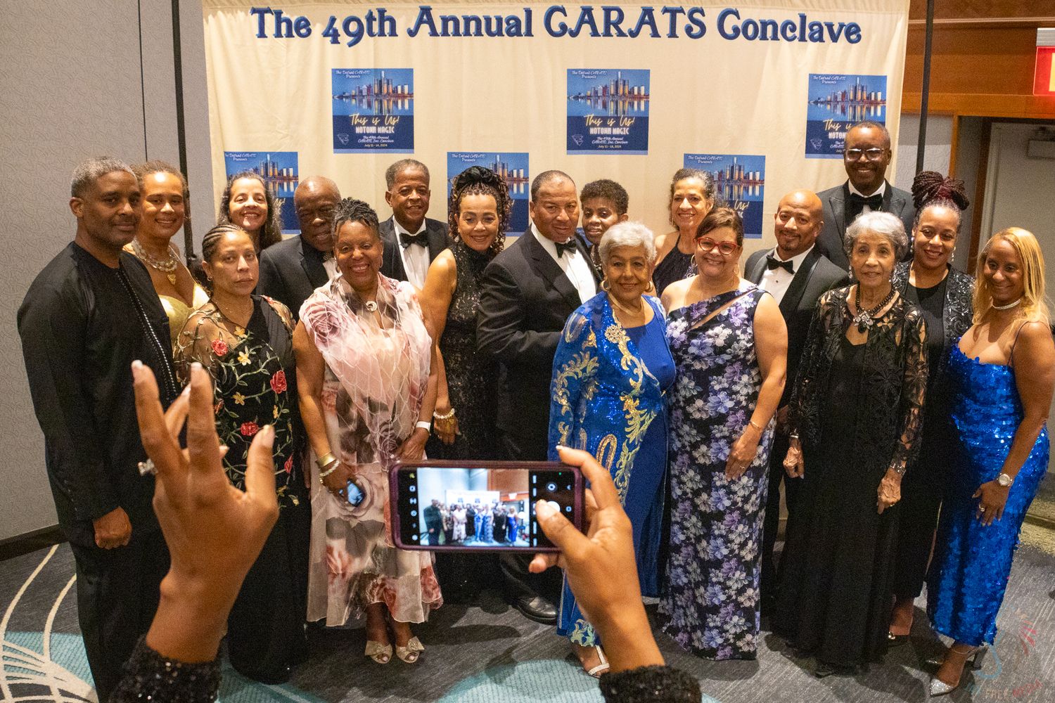 Group photo at the 49th Annual GARATS Conclave formal gala event.