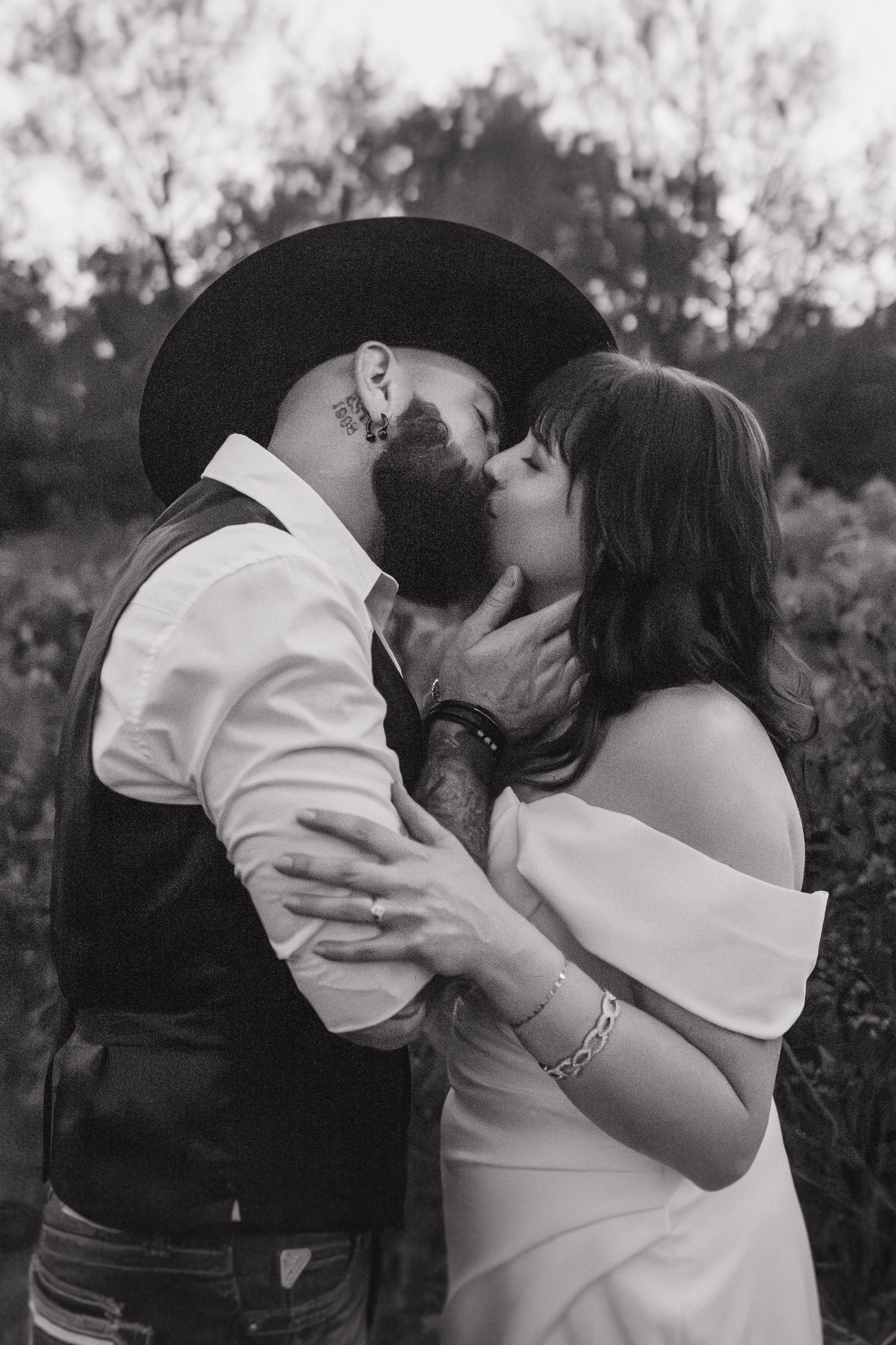 Wedding photographer capturing candid moments in Southeast Minnesota