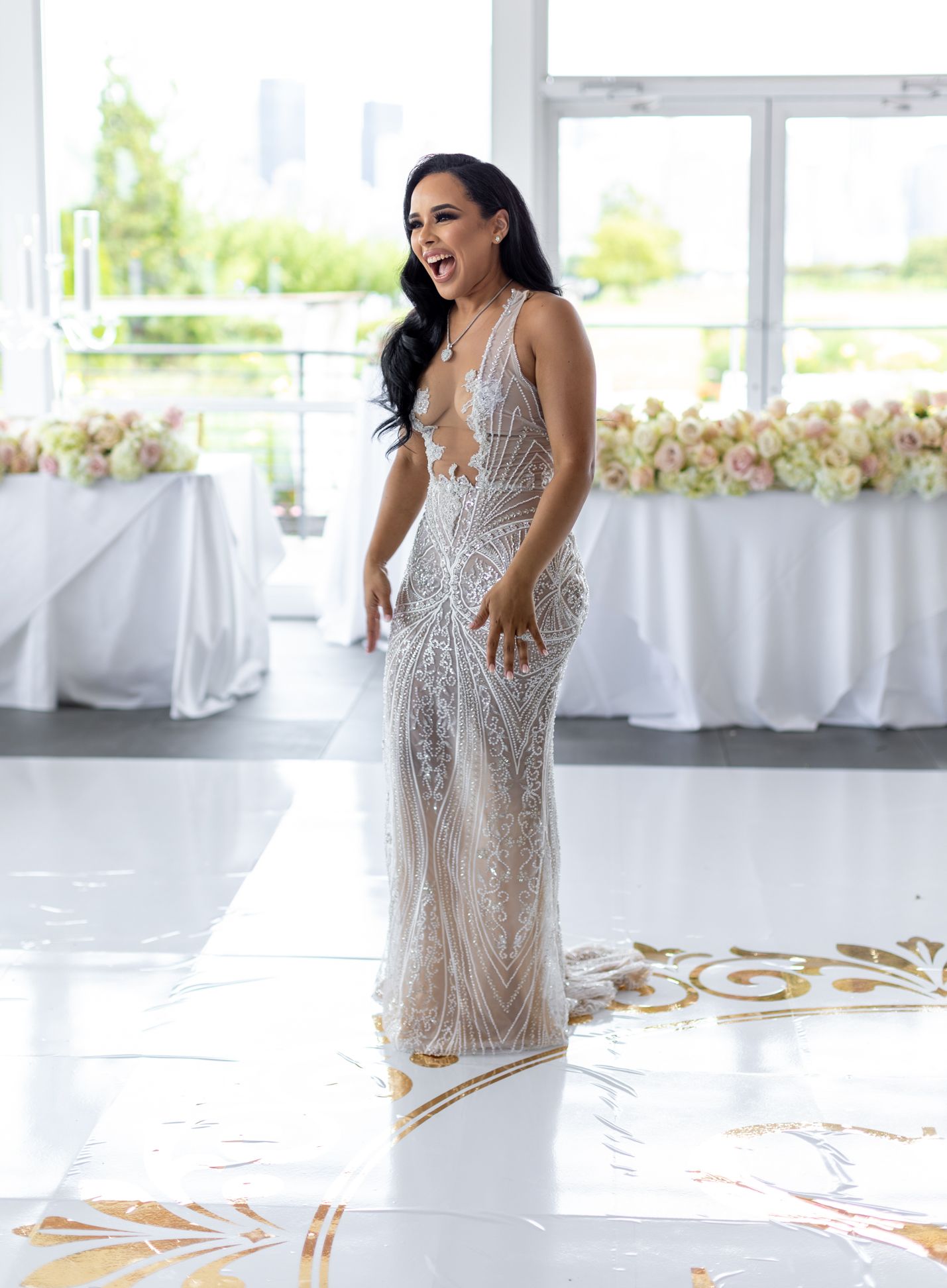 Wedding photography at Liberty House Wedding & Event Venue capturing elegant moments with NYC skyline views and timeless storytelling.