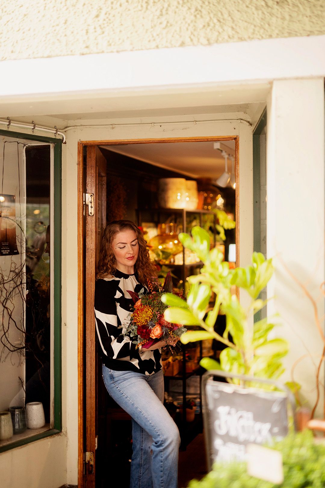 Dörren in till Min lilla blomsteratelje