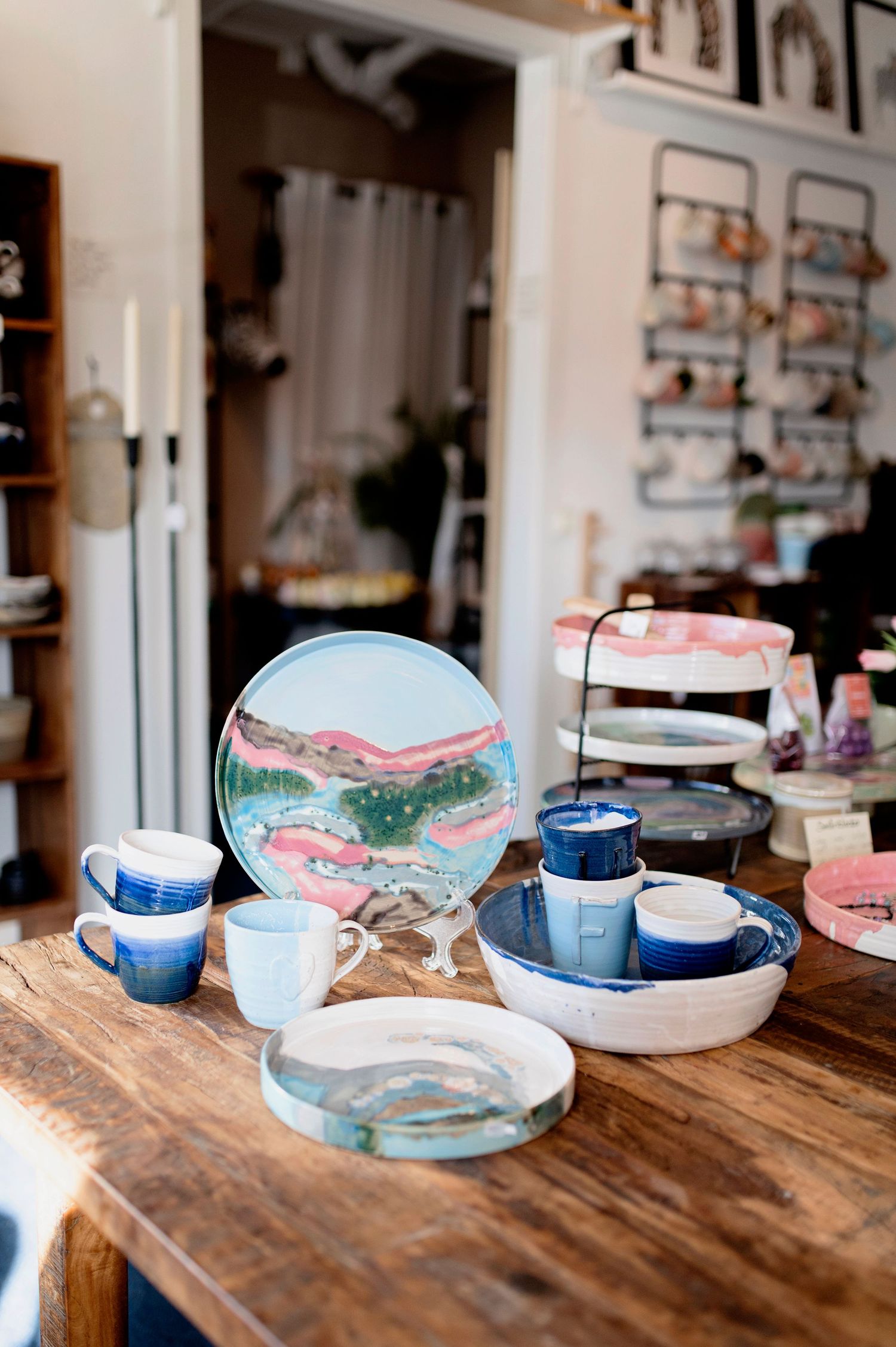 Brandingbilder i butikslokal