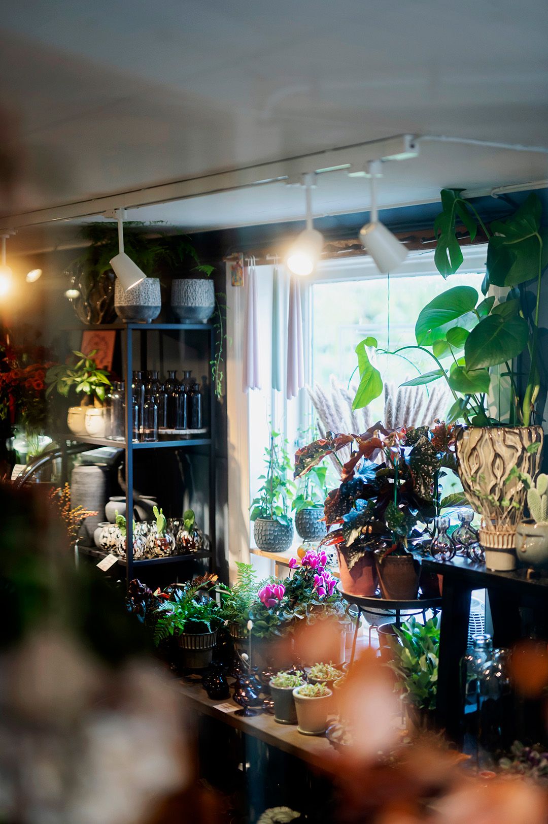 Min lilla blomsteratelje - den lilla butiken i Vadstena
