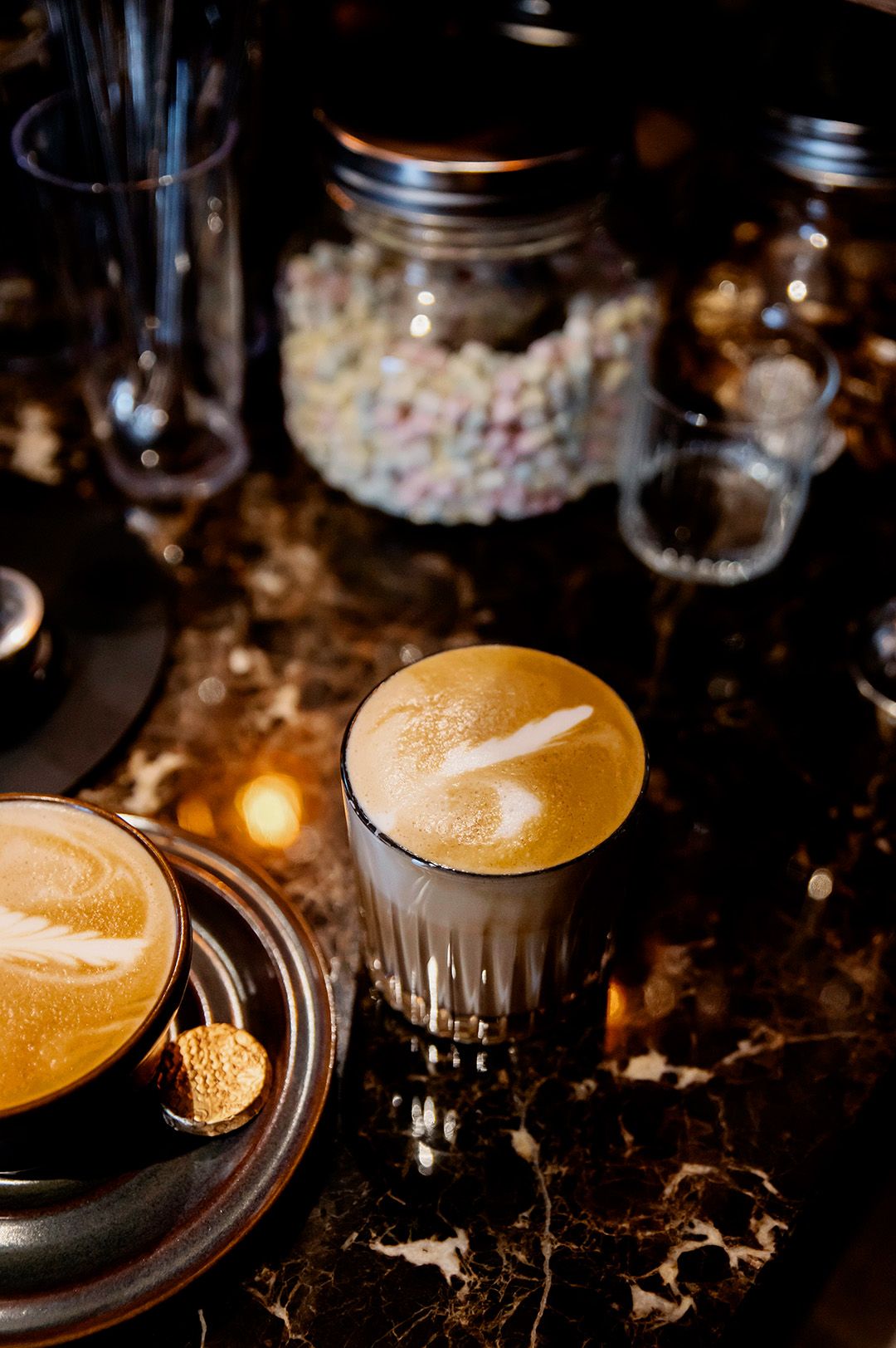 Två härliga latte
