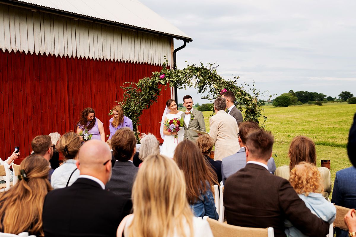 Utomhusvigsel Näfstad Loge cermoni