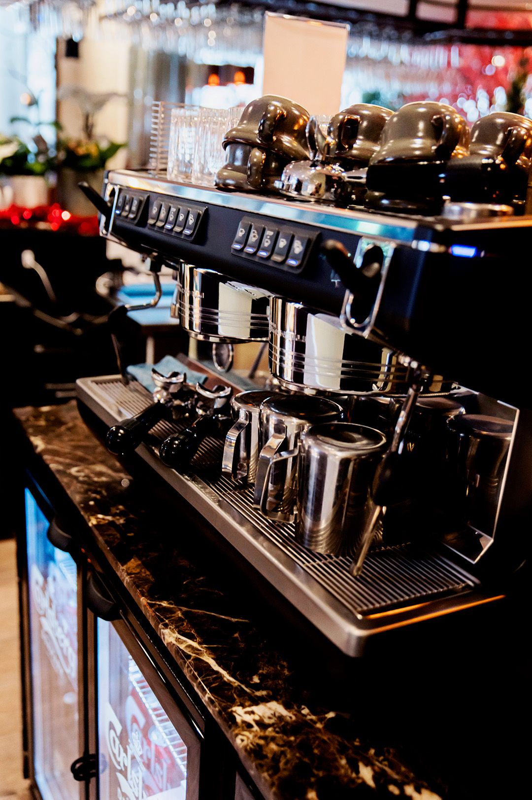 Kaffemaskin hos Sjöbris i Motala