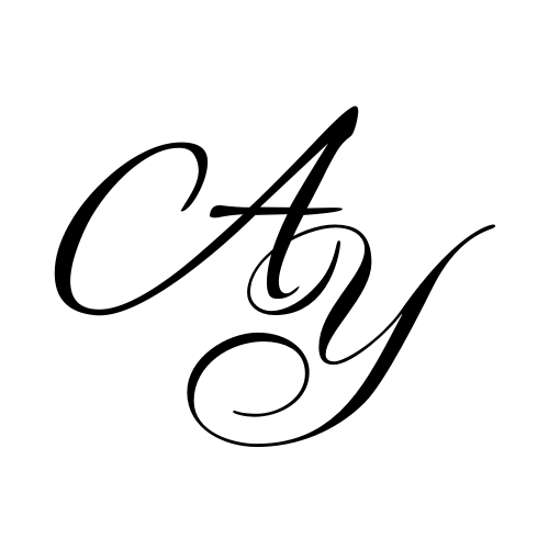 Elegant black script calligraphy text on white background.