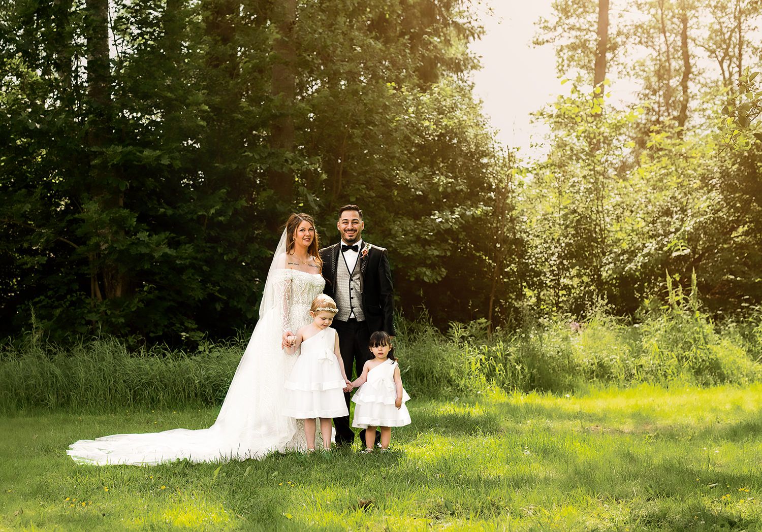 Bröllopsfotografering Sala folketspark