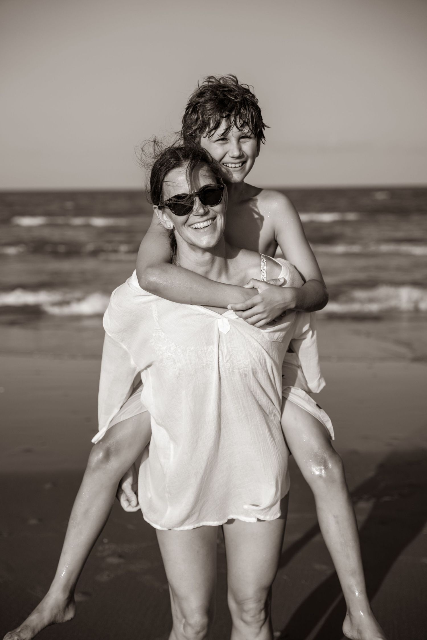 Family session mom with kid