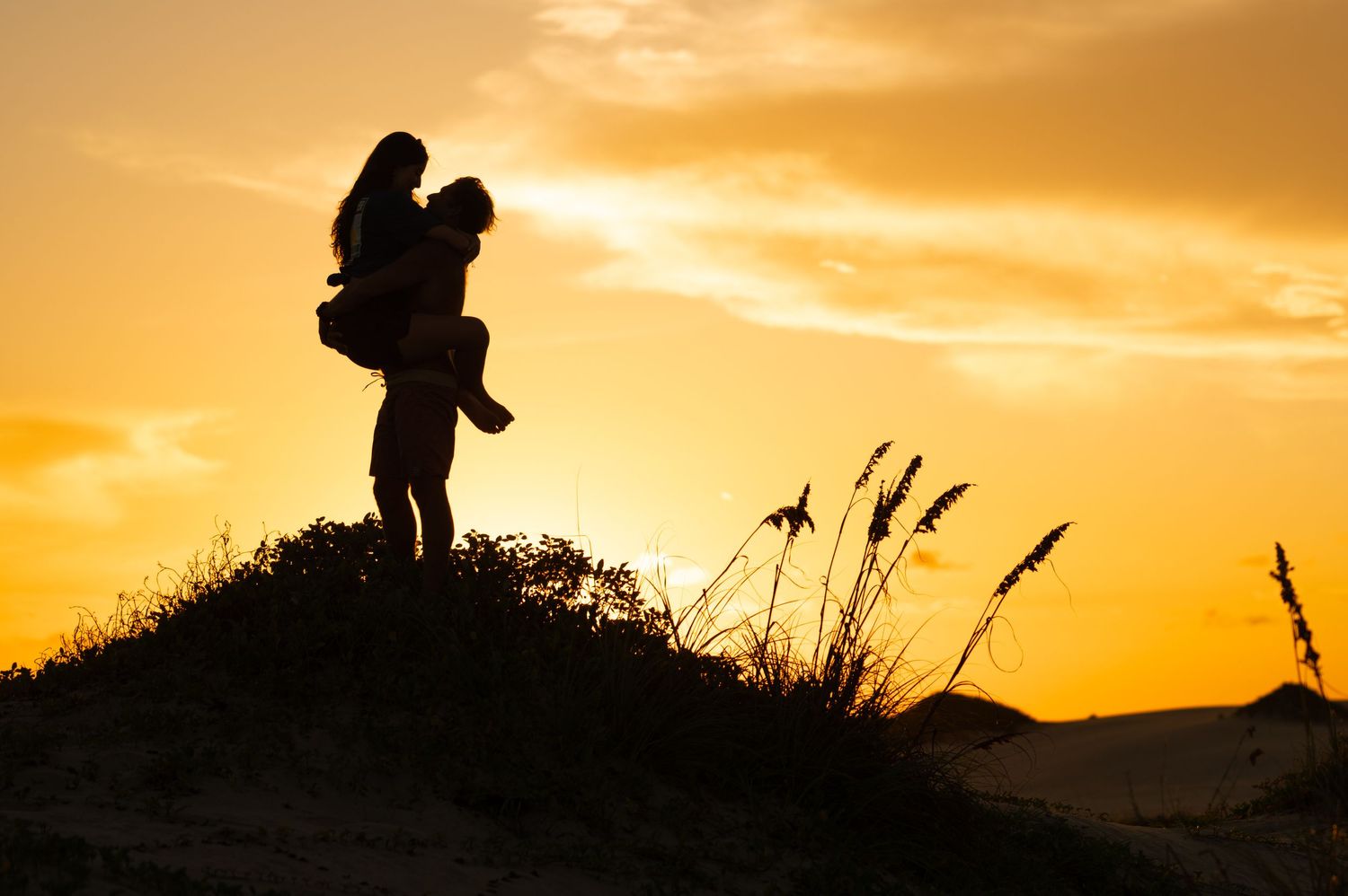 Couple in a mountain