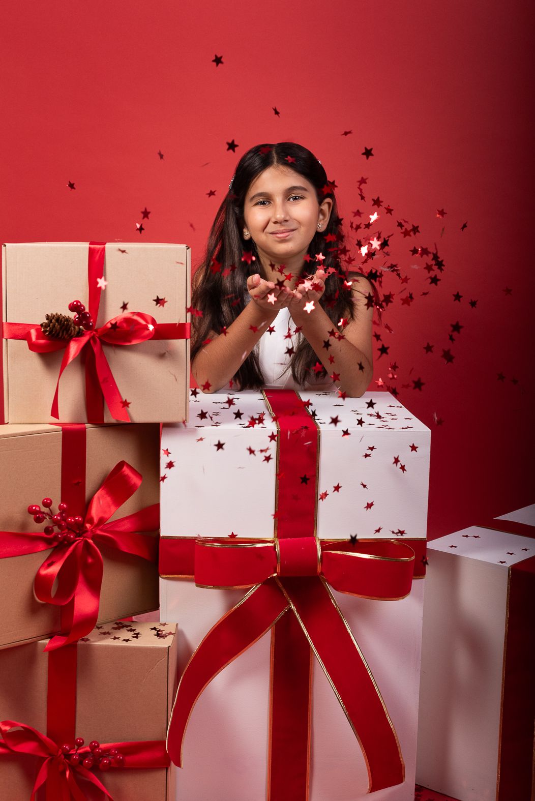 SESIONES DE NAVIDAD EN ROJO