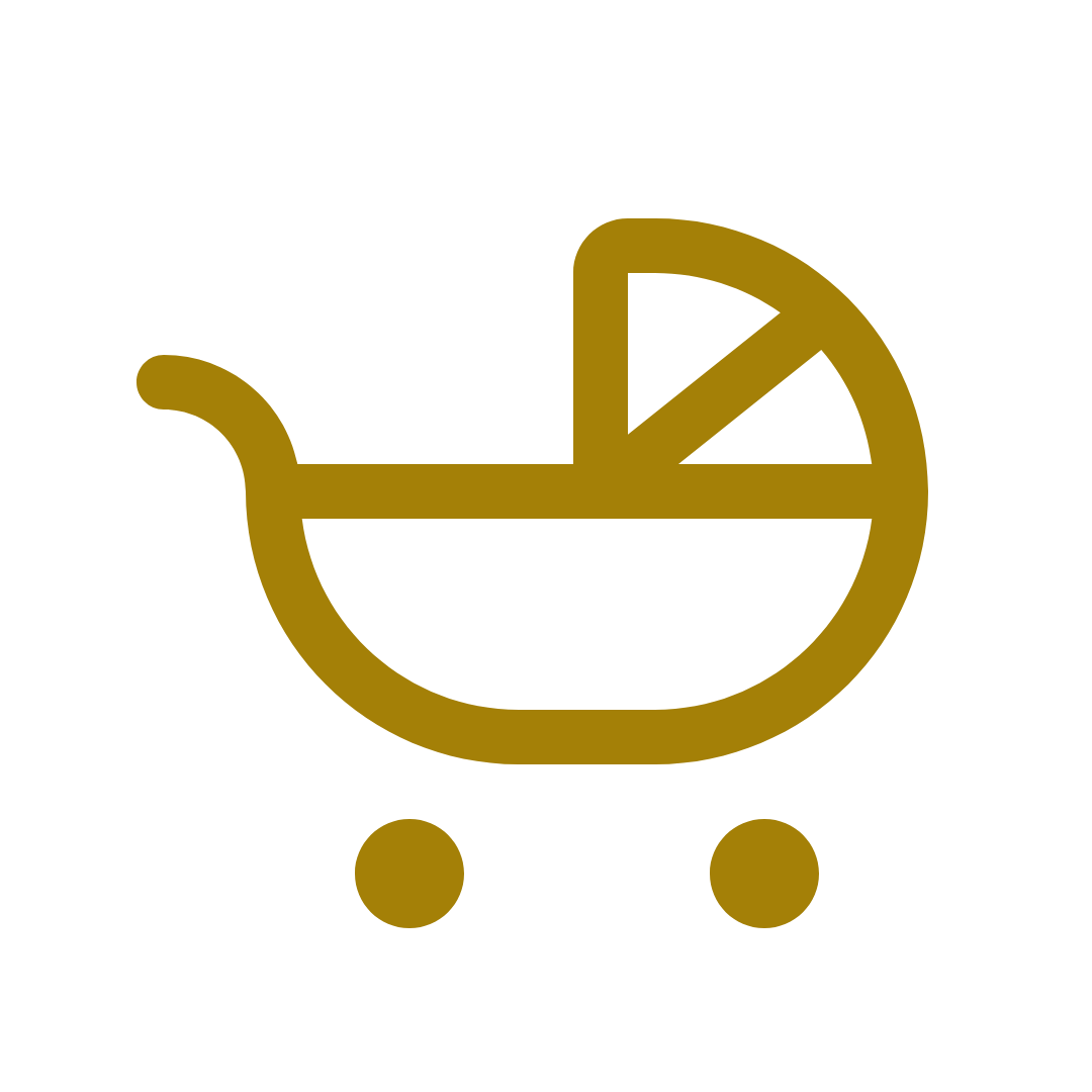 Set of minimalist golden smiley face icons in different expressions.