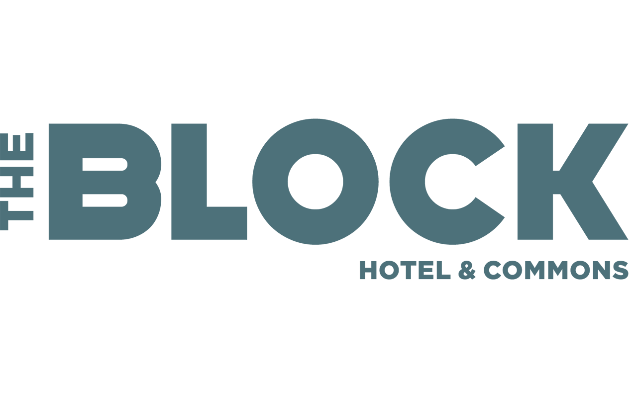 The Block Hotel & Commons logo image that partnered with Denver Hospitality, Travel & Tourism photographer Captain Colorado Photography.