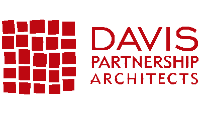Davis Partnership Architects logo that partnered with Denver Drone, Hospitality, Travel & Tourism photographer Captain Colorado Photography.