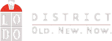 LoDo District logo that partnered with Denver Hospitality, Travel & Tourism photographer Captain Colorado Photography.