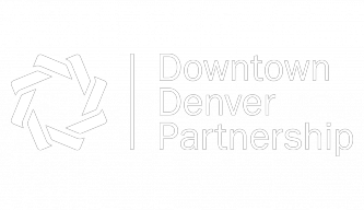 Downtown Denver Partnership logo that partnered with Denver Drone, Hospitality, Travel & Tourism photographer Captain Colorado Photography.