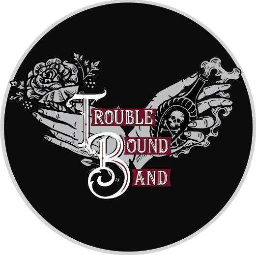 Trouble Bound Band logo that partnered with Denver Drone, Hospitality, Travel & Tourism photographer Captain Colorado Photography.