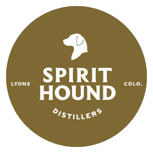 Spirit Hound Distillery logo that partnered with Denver Drone, Hospitality, Travel & Tourism photographer Captain Colorado Photography.