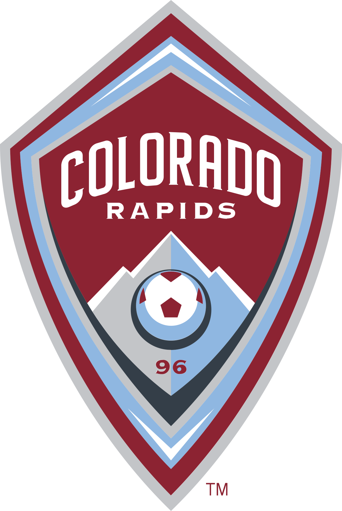 Colorado Rapids logo that partnered with Denver Drone, Hospitality, Travel & Tourism photographer Captain Colorado Photography.
