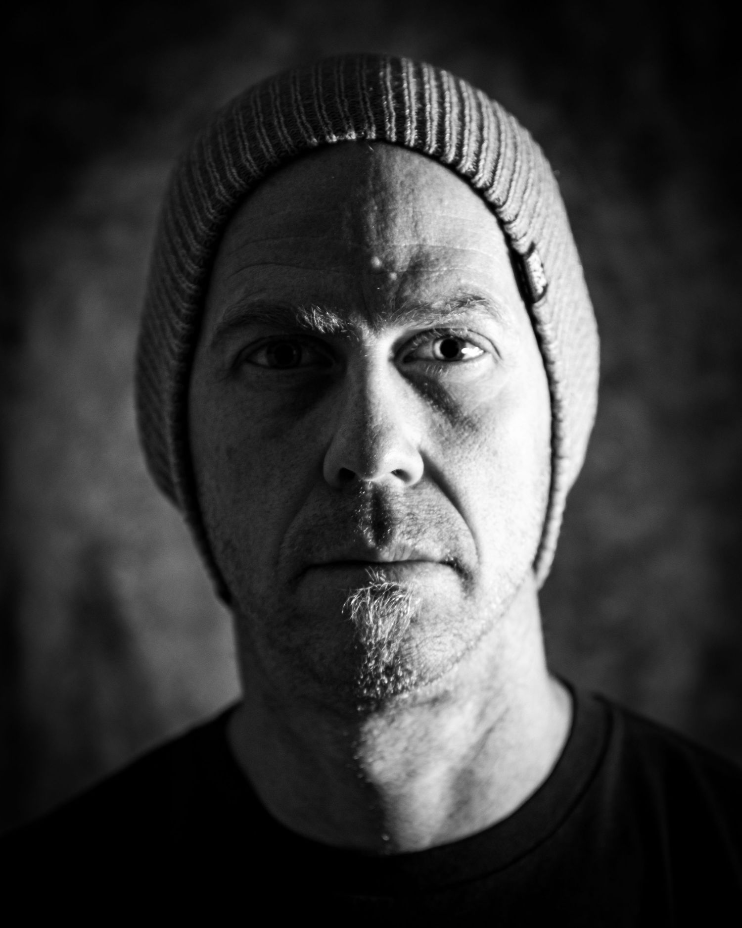 Black and white profile photo of Denver Drone, Hospitality, Travel & Tourism photographer Captain Colorado Photography.