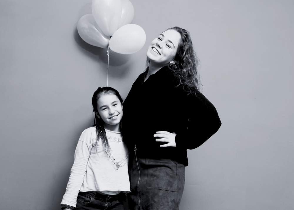 Selfie booth at a birthday event in St. Charles County capturing candid, fun guest moments.
