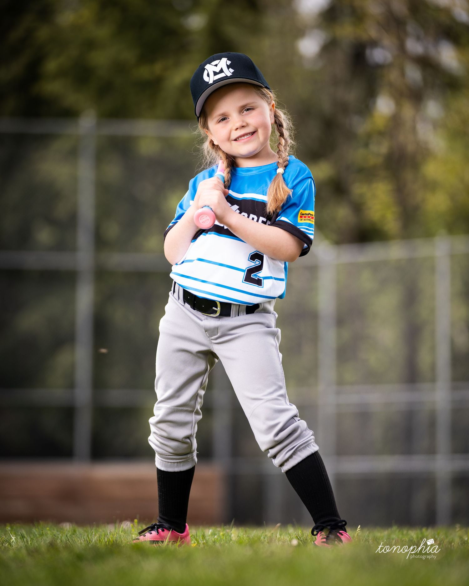 A series of baseball-themed photos showing a young player in a grey uniform and cap crouching in various fielding positions.