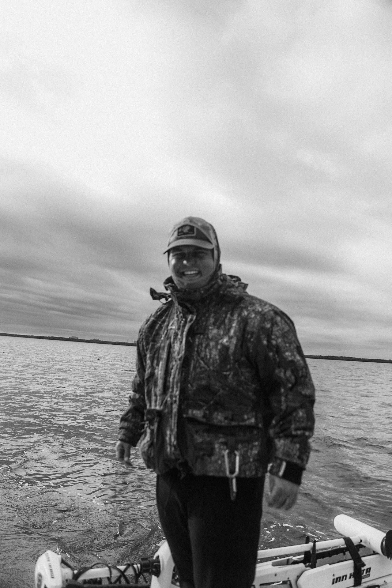 Portrait of a male hunter