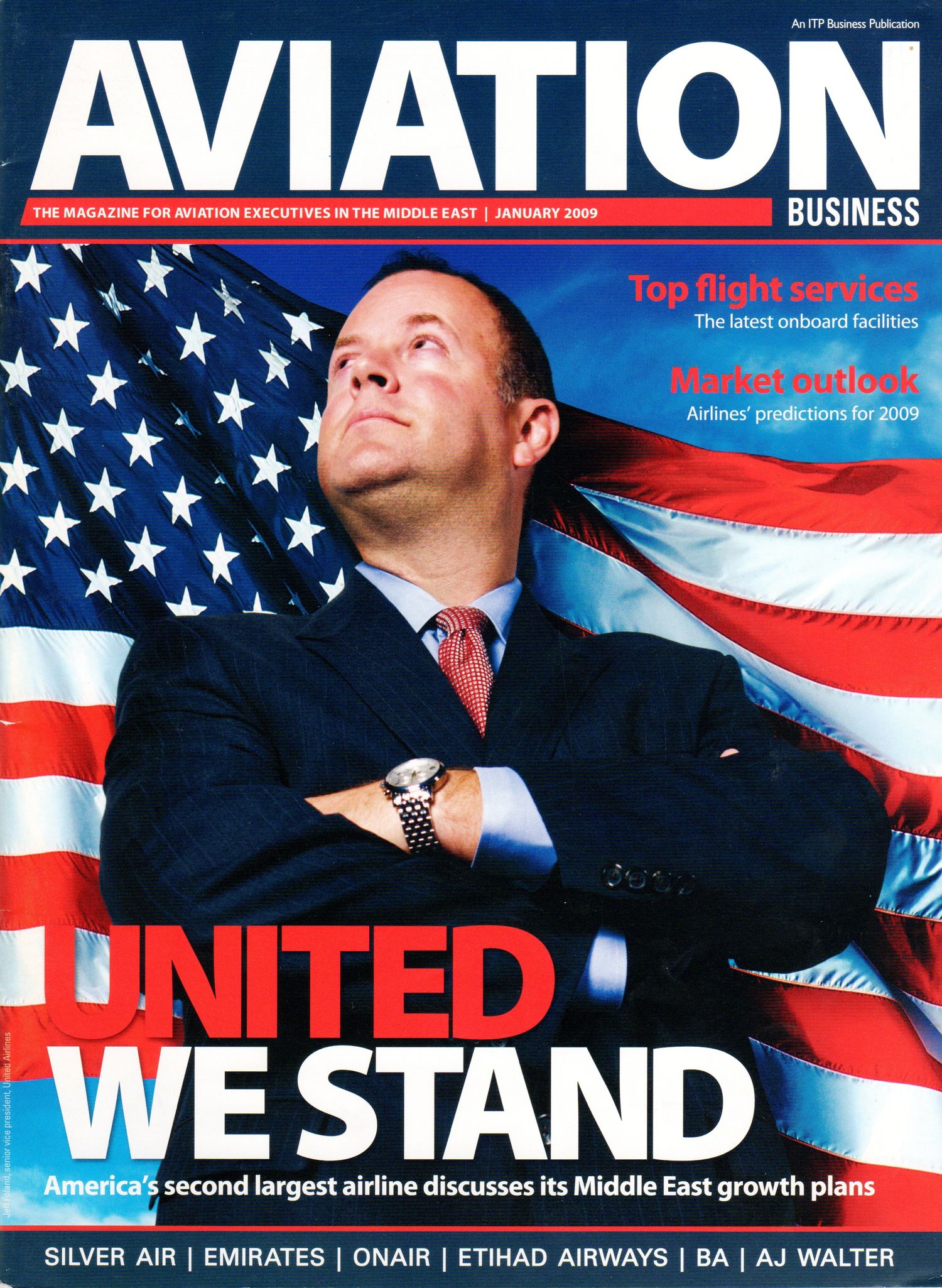 Aviation business magazine covers featuring American flag backgrounds. Editorial Photographer in Ontario, Canada