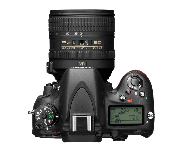 Top view of a Nikon DSLR camera body showing LCD screen and controls.photography workshops in guelph and surrounding areas