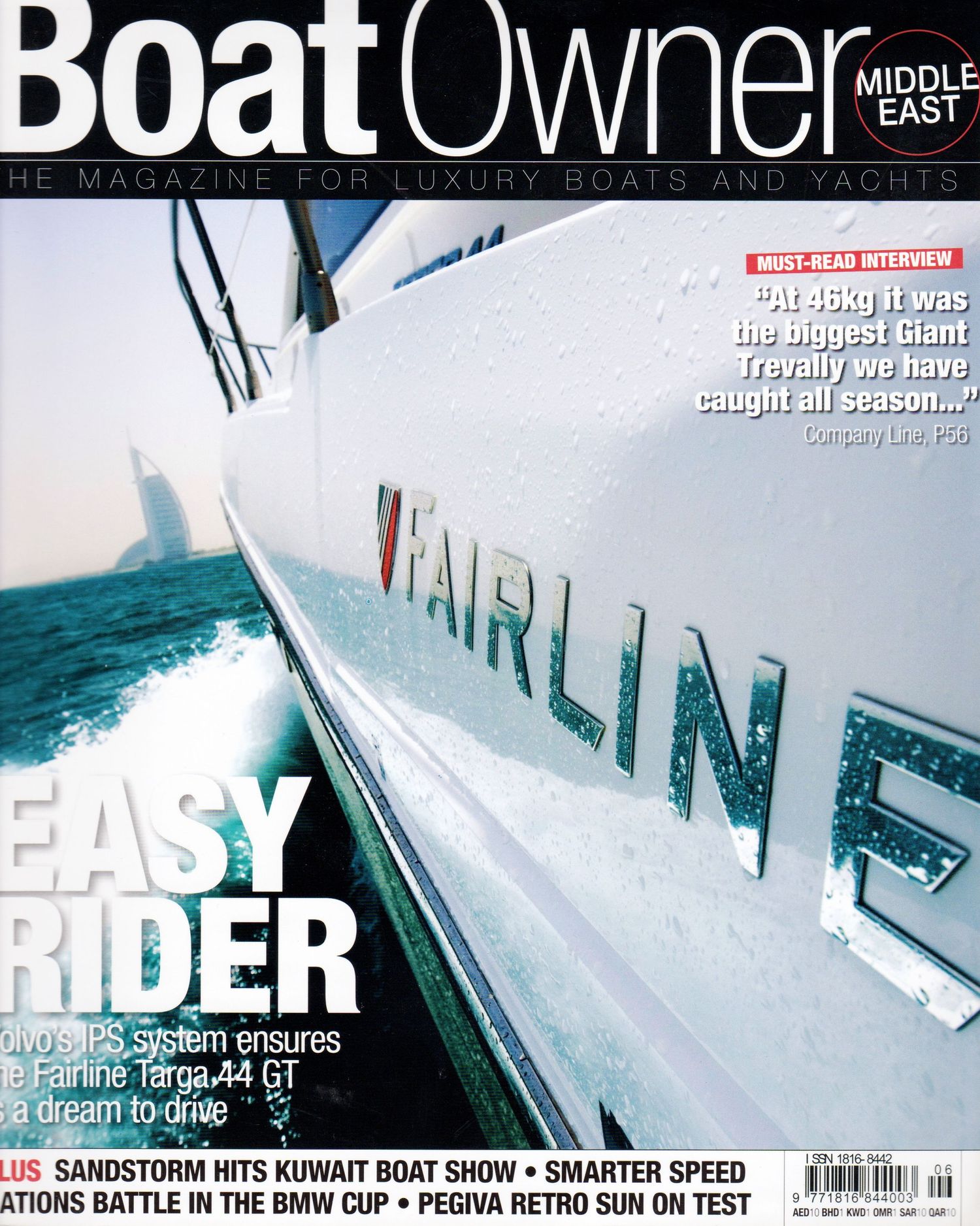 Magazine covers showcasing modern speedboats and performance vessels against blue water backgrounds. Editorial Photographer in Ontario, Cana