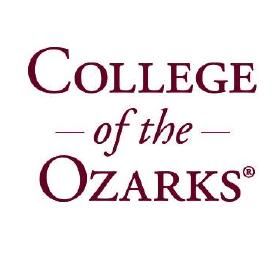 College of the Ozarks logo in dark maroon serif typography.