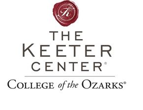 The Keeter Center at College of the Ozarks logo with red wax seal emblem.