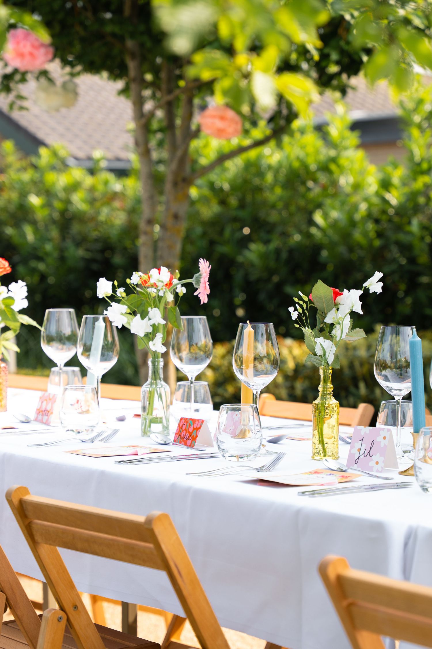 21 Diner tafel versiering