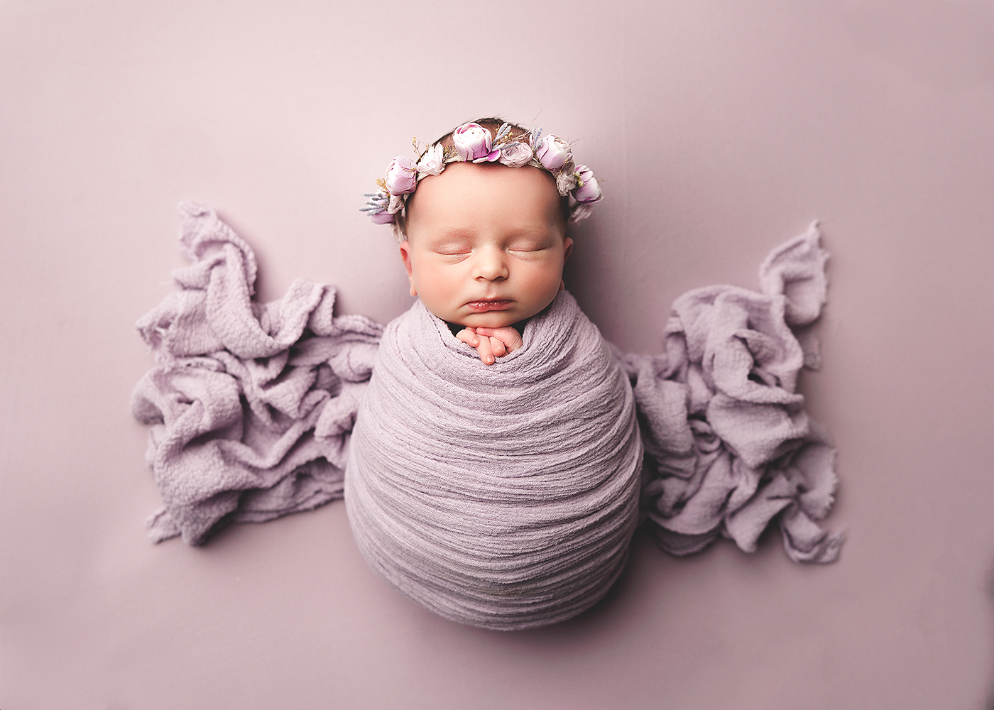 newborn photography session in Bothell WA with baby