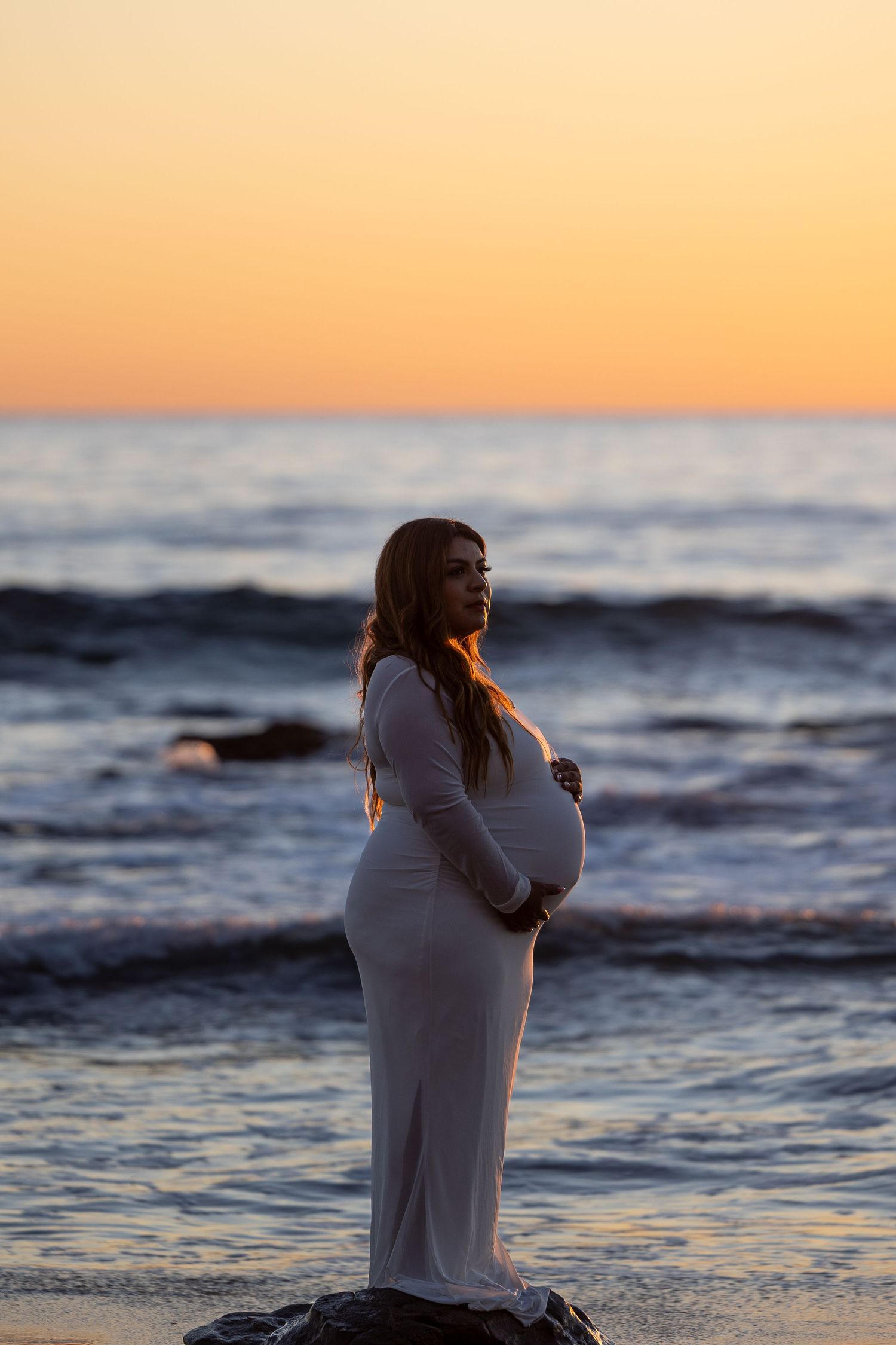 Maternity photo in Huntington Beach