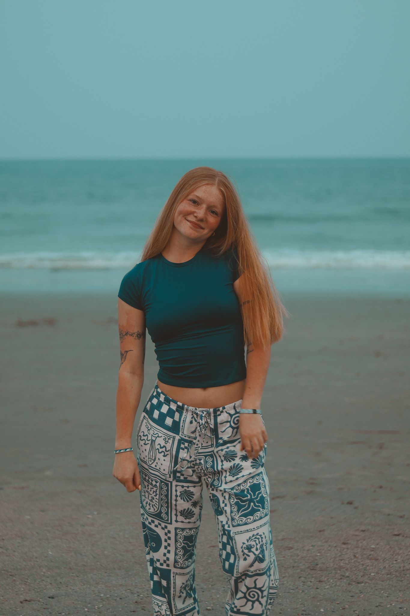 Candid portrait of client smiling.