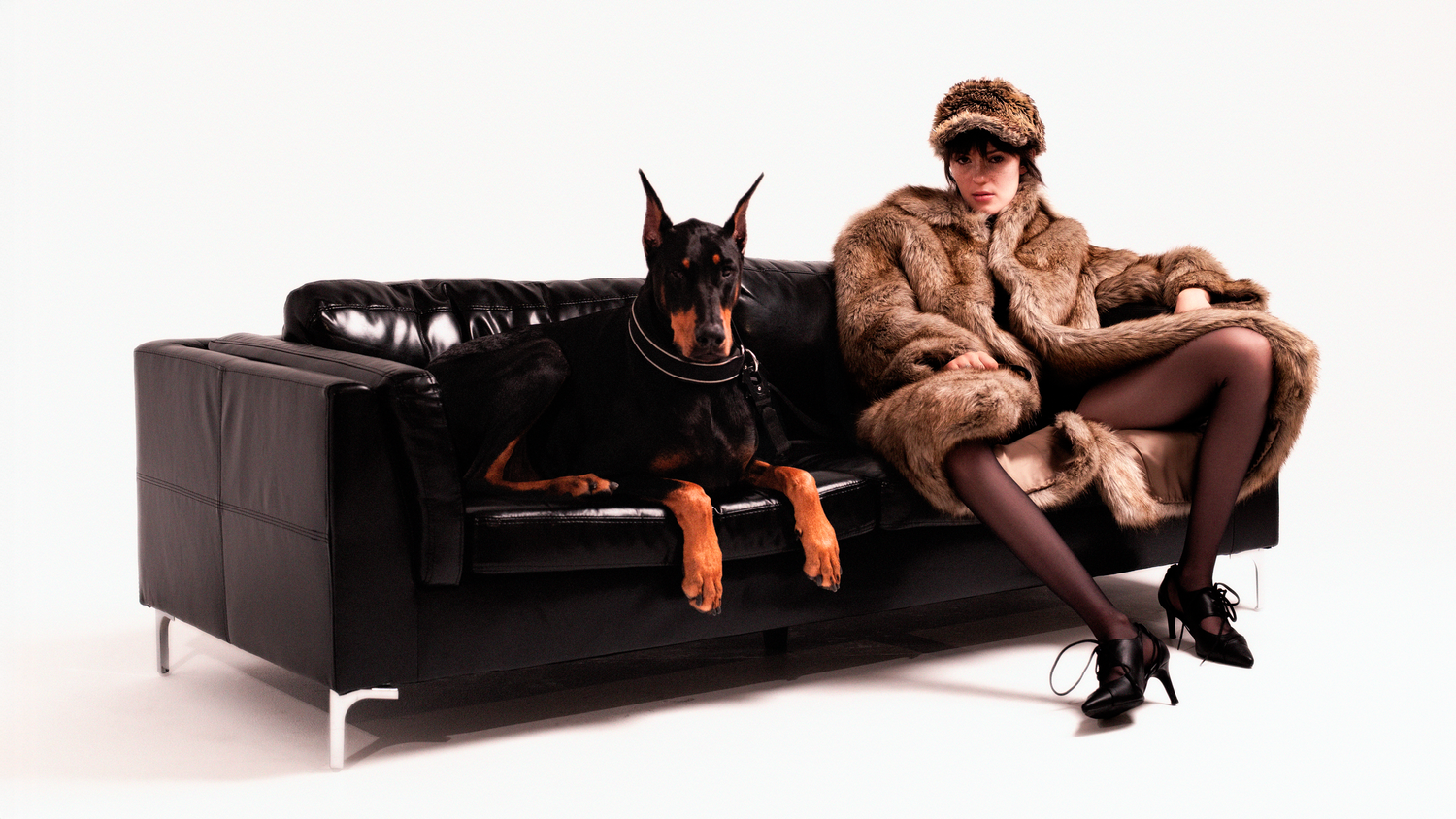 A Fashion campaign for A Cap 044 korean Brand call Easttank by Mathis Dieudonné in Séoul. With a beautiful dog.