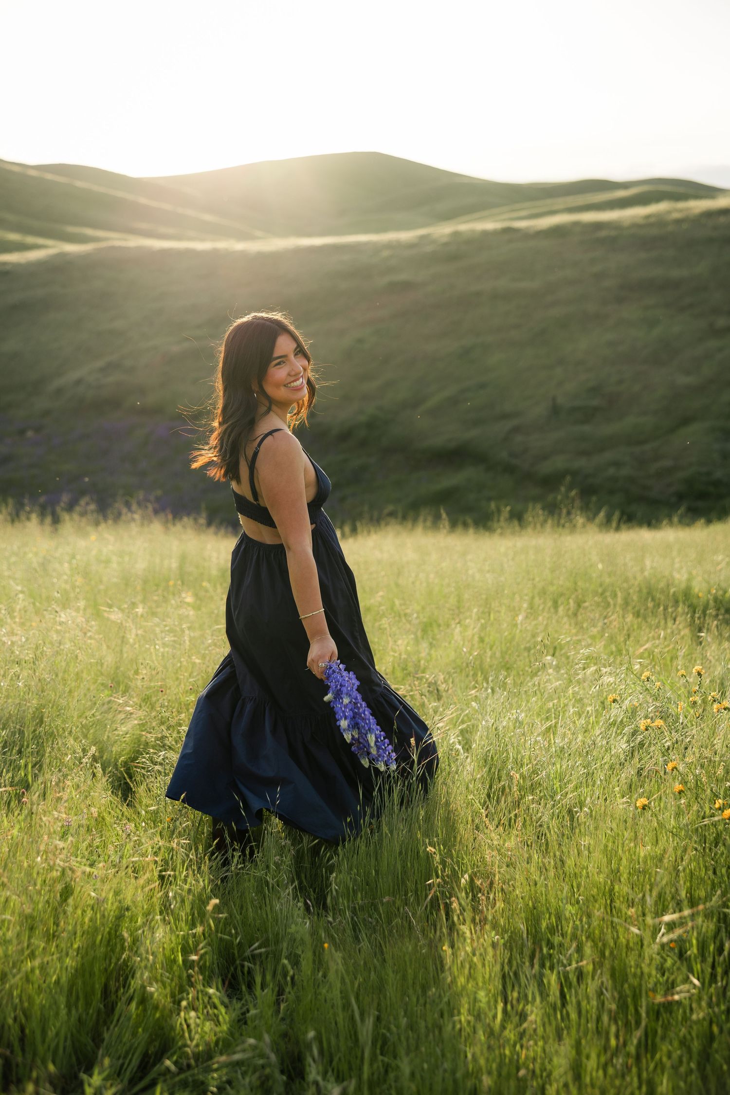 Senior portraits at Millerton Lake, CA by Baley Leighann photography