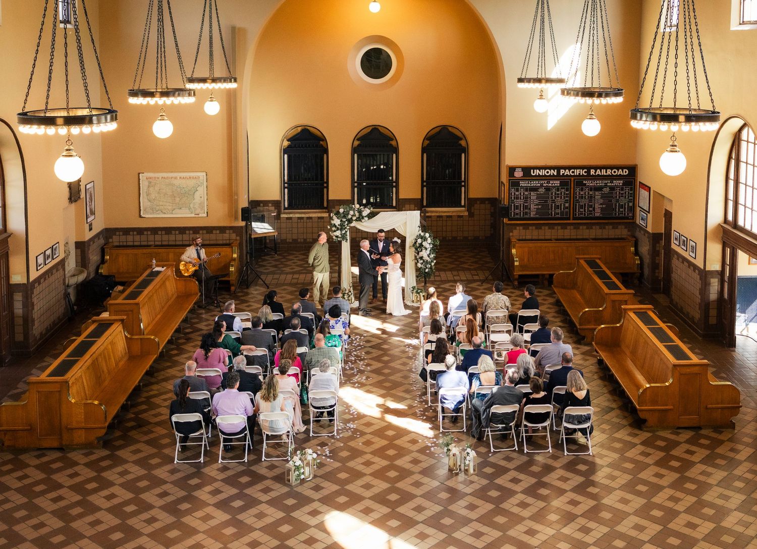 Wedding at the Boise Depot in Boise Idaho