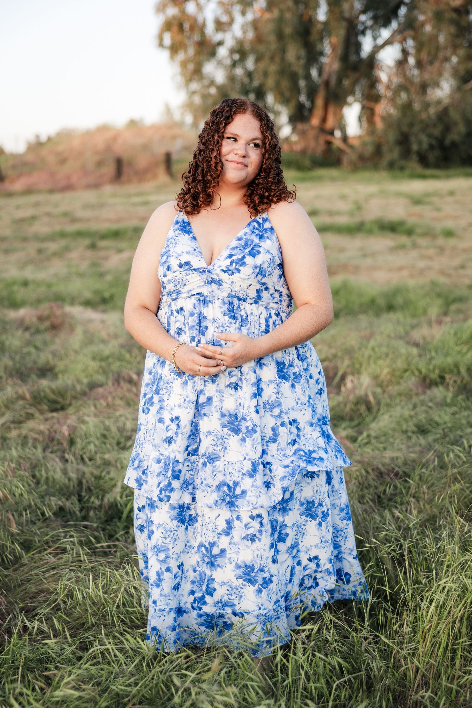 Senior photos in Woodward Park, Fresno California