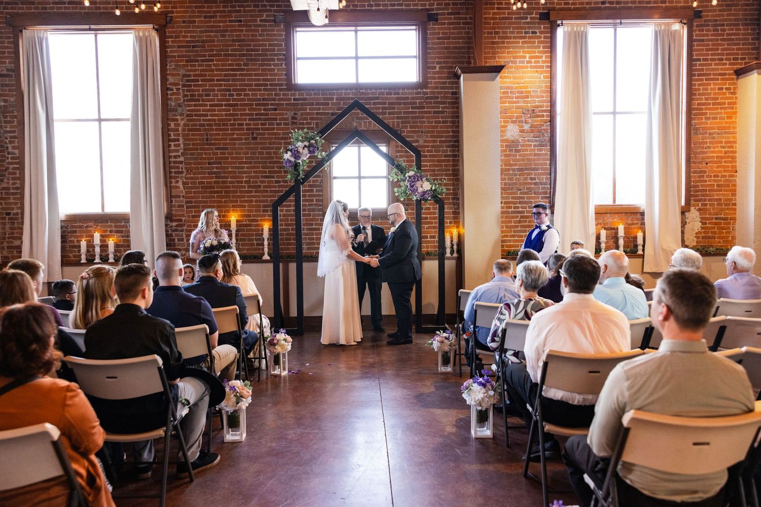 Wedding at The Brick Office, Nampa Idaho