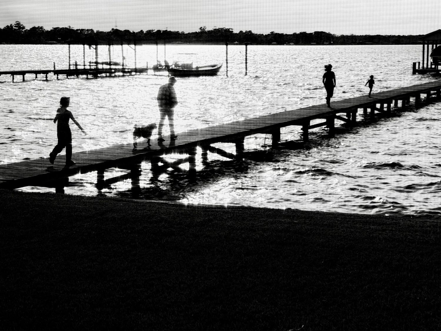 Summer life on the dock