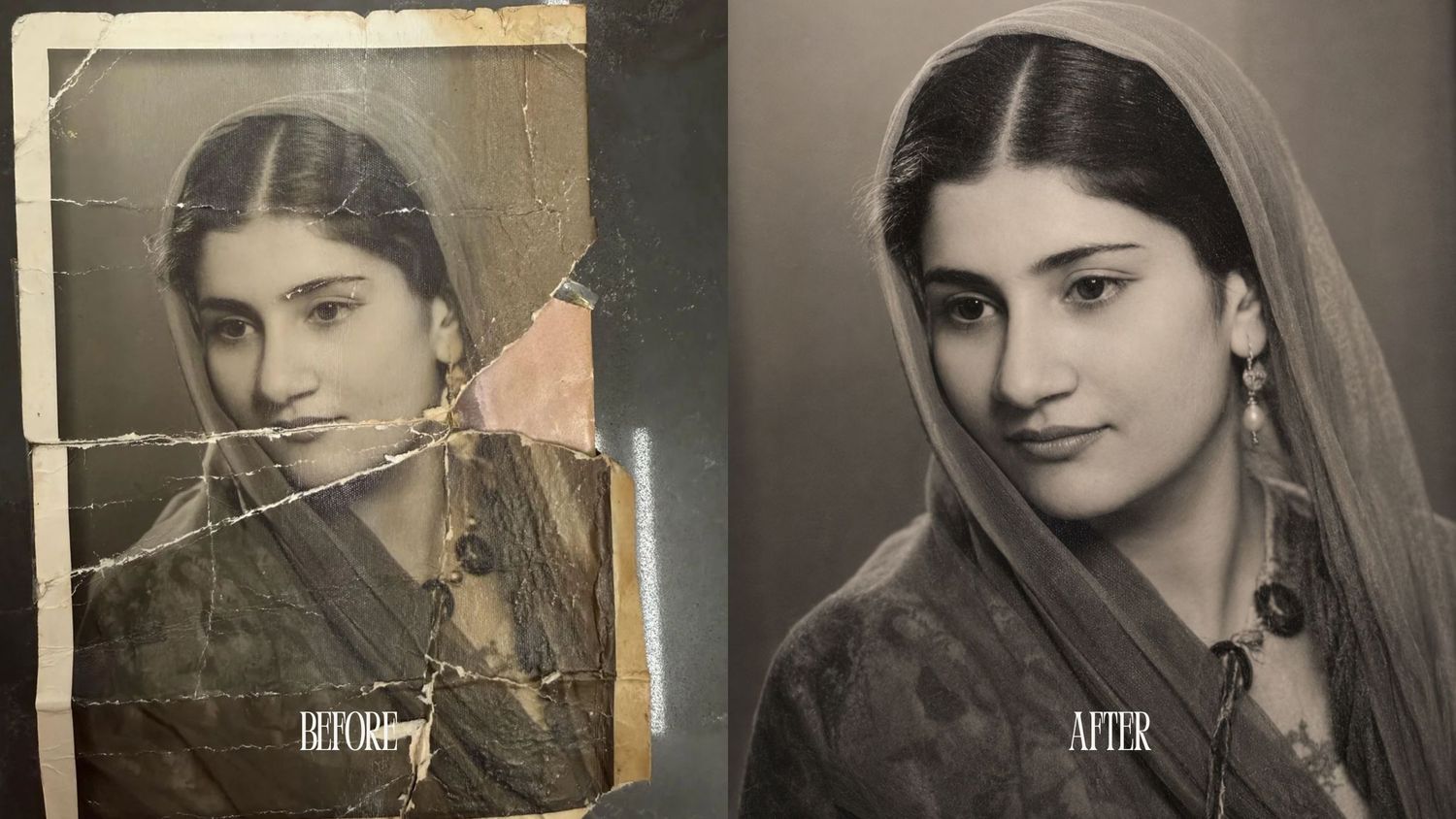 Professional Photo Restoration by PacaudsPhotos | Maddison Pacaud Photography in Oshawa, Durham Region and the GTA.
