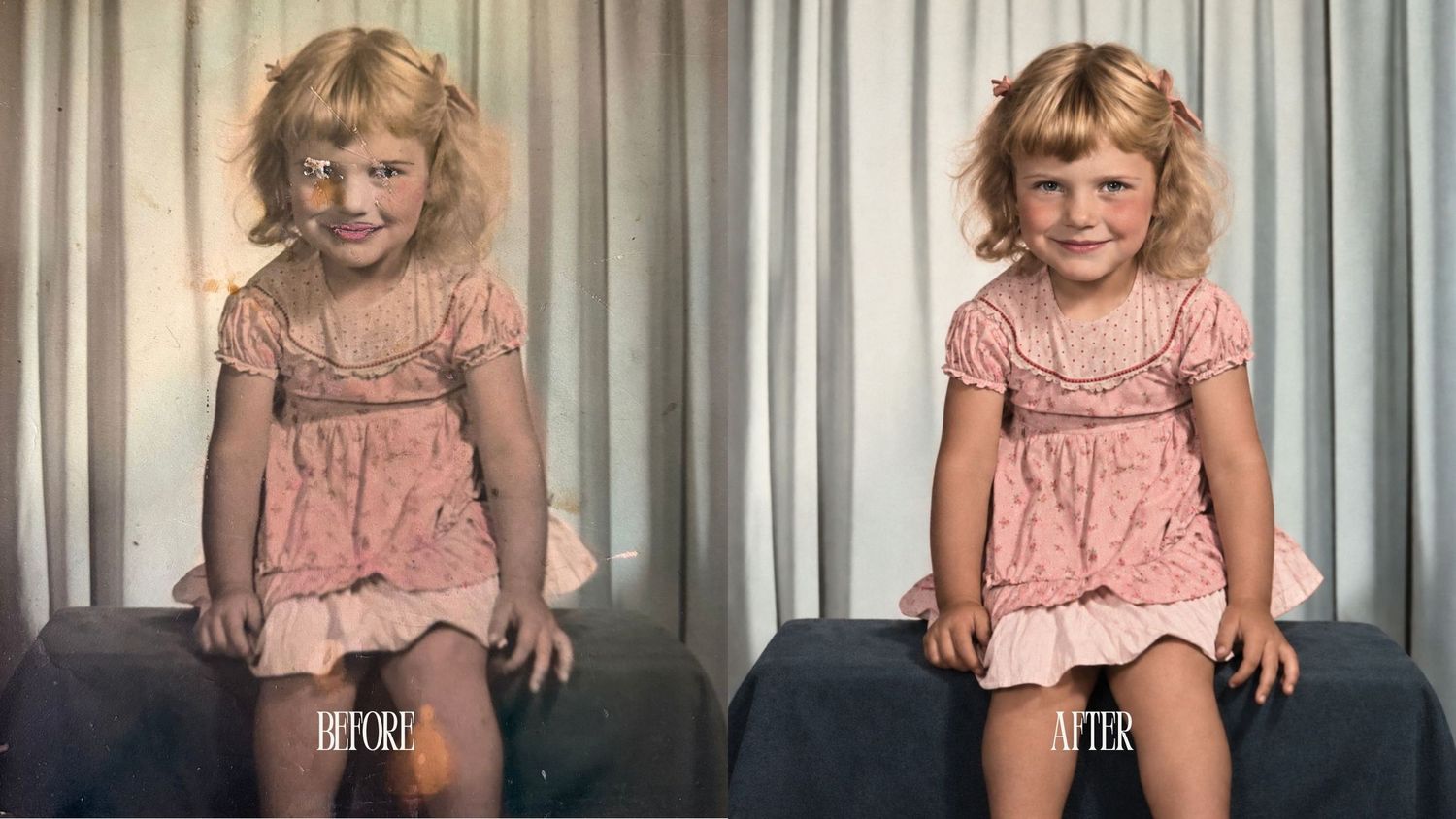 Professional Photo Restoration by PacaudsPhotos | Maddison Pacaud Photography in Oshawa, Durham Region and the GTA.