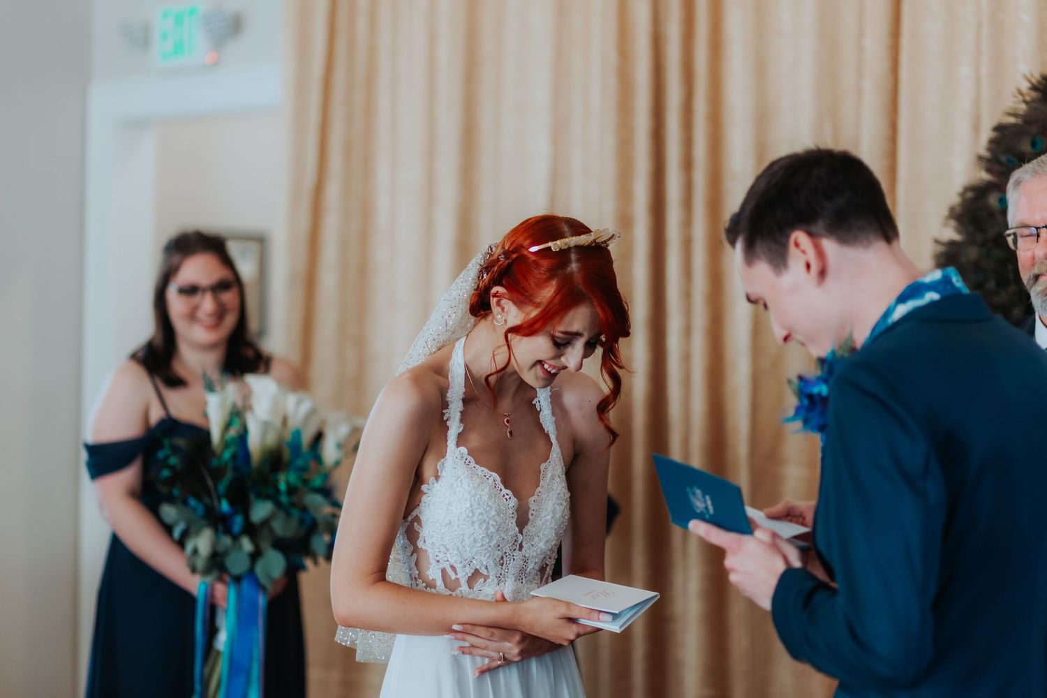 Candid moment between couple in Auburn, Alabama captured with an emotional, documentary style