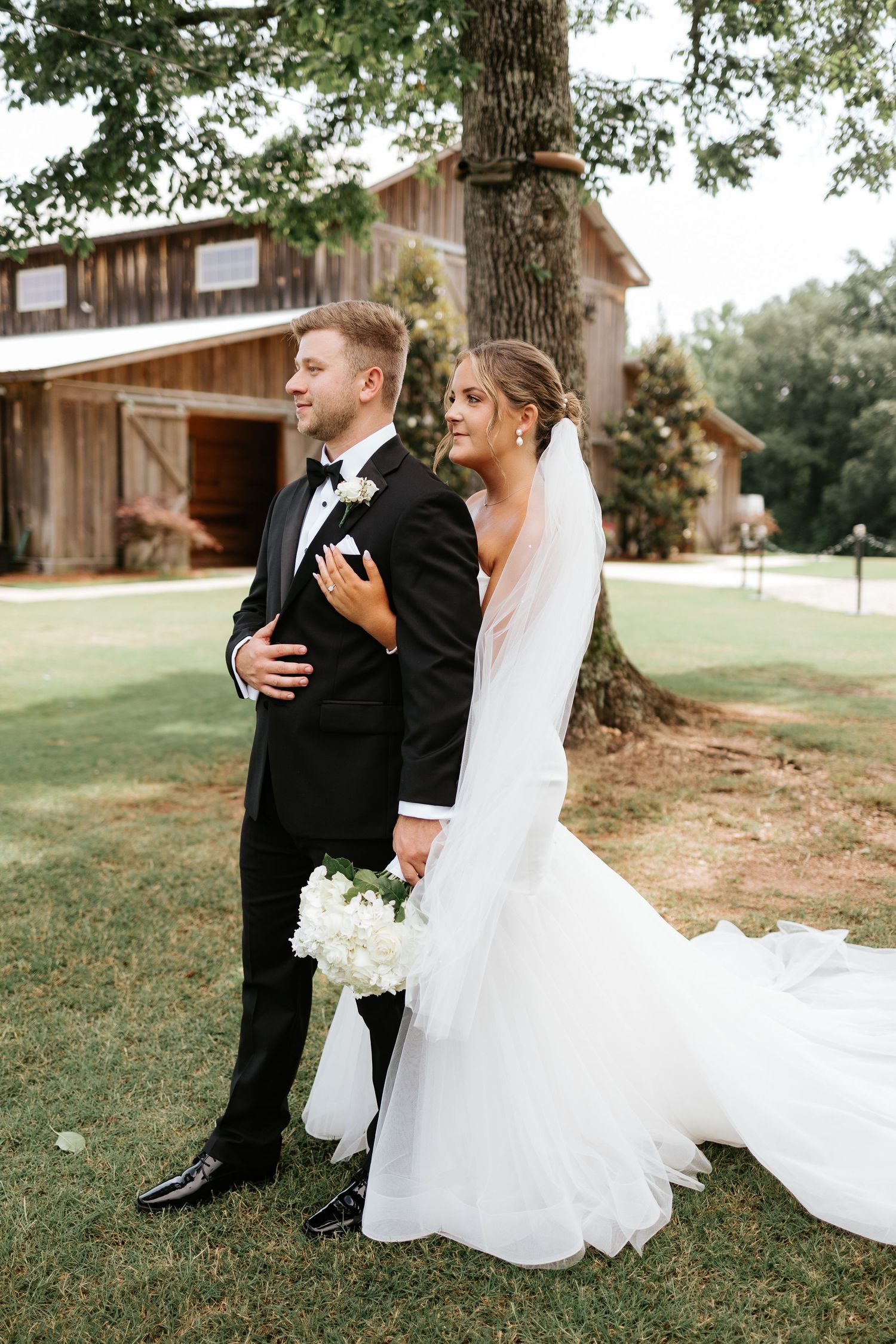Wedding ceremony moment in Auburn, Alabama capturing emotional vows with natural, candid photography