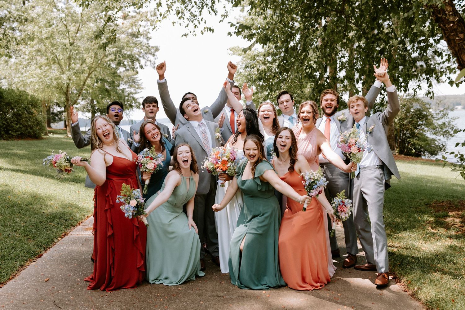 Wedding ceremony moment in Lake Martin capturing emotional vows with natural, candid photography